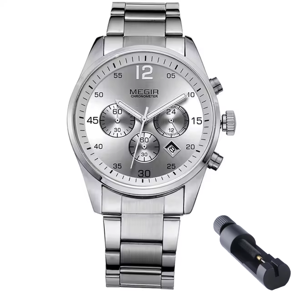 Megir - Men Formal Chronograph Stainless Steel W image