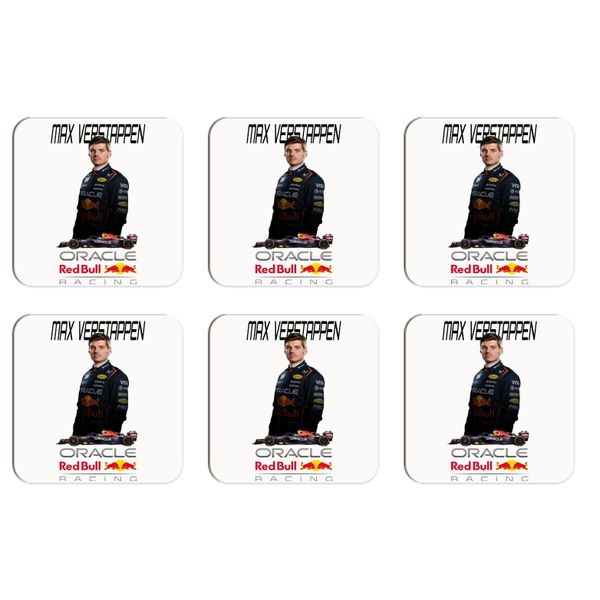 Oracle Redbull F1 M Verstappen Coasters - Set of 6