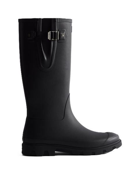 Hunter Men's Downpour Adjustable Tall Boot Black