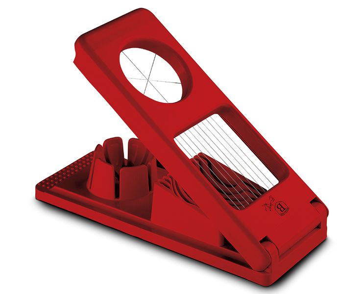 Berlinger Haus 21cm Stainless Steel Blades Eggg &amp; Cheese Slicer - Burgundy