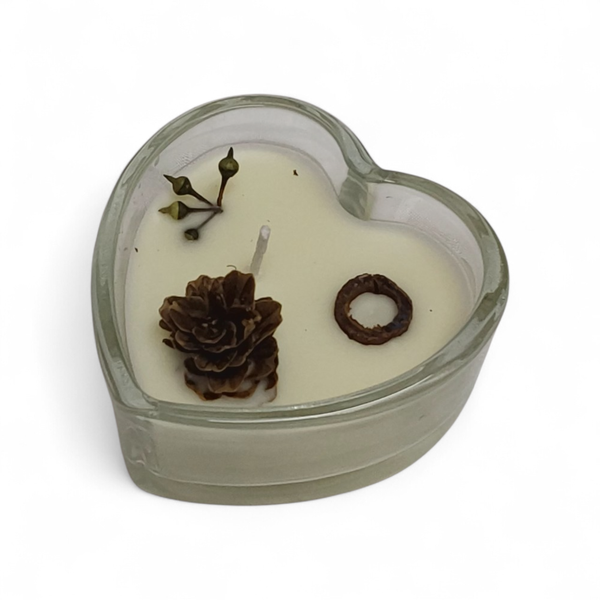 Romantic Aromatherapy Candle in Elegant Glass Bowl