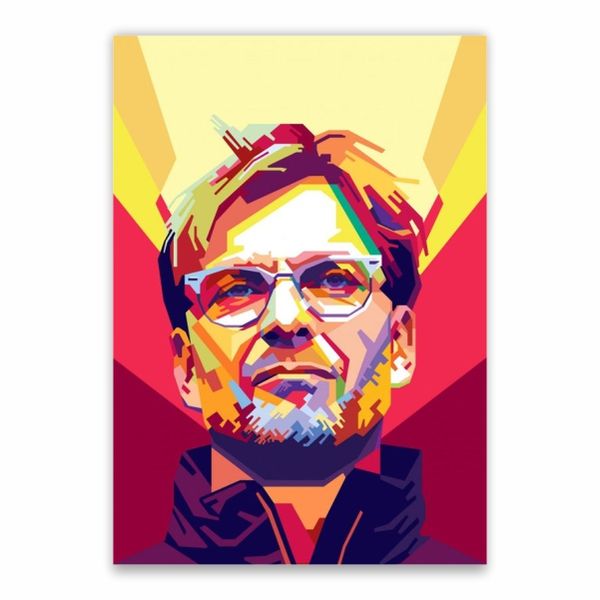 Jurgen Klopp Pop Art Poster - A1