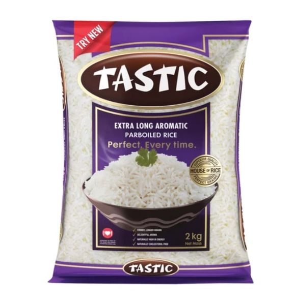 Tastic Extra Long Aromatic Parboiled Rice - 10 x 2kg