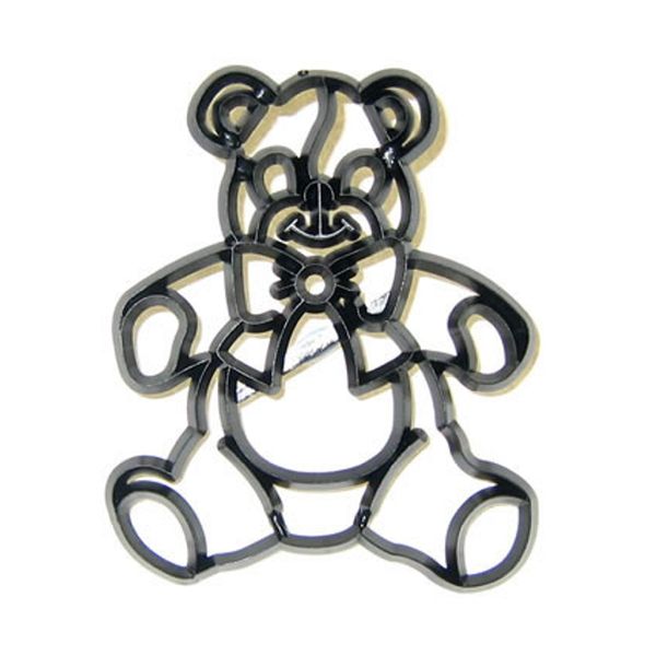 Patchwork Cutters Cute Happy TEDDY Bear Sugarcraft Cake Icing Decorating