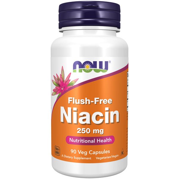 NOW Foods Niacin Flush-Free 250mg [90 Caps]