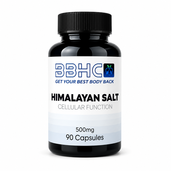 Himalayan Pink Salt 500mg Capsules (90)