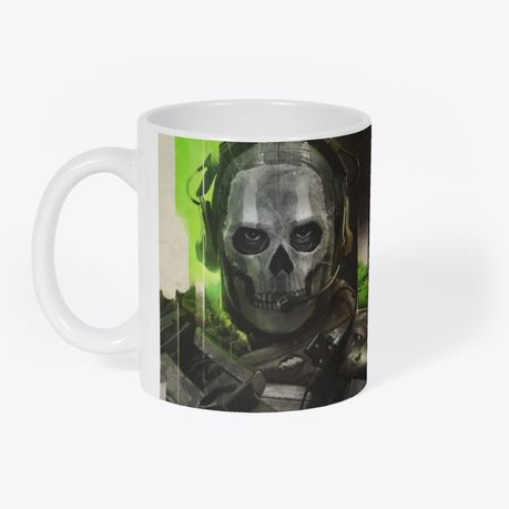 Modern Warfare II Ghost Art Coffee Mug - Call of Duty Store