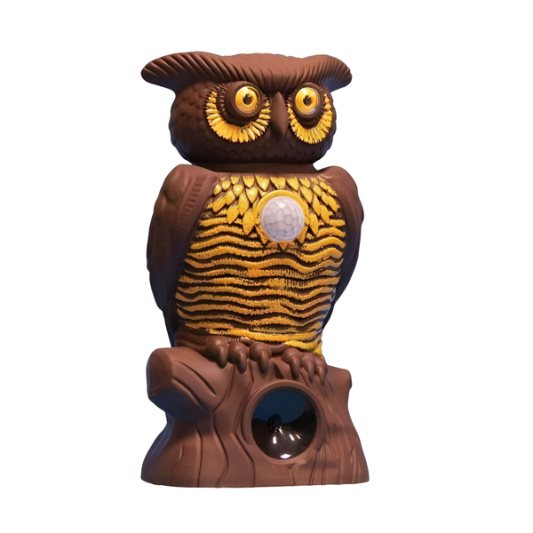 Awesome Hub Alert Owl Statue Pest Control