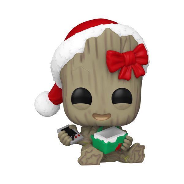 Funko Pop! Marvel: Holiday S4 - Groot With Present