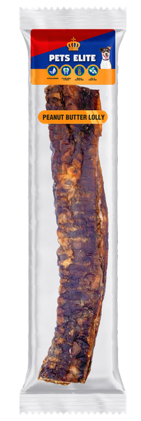 Pets Elite Peanut Butter Lolly, Jumbo Size-Dog Chew Treat - Giant Reward