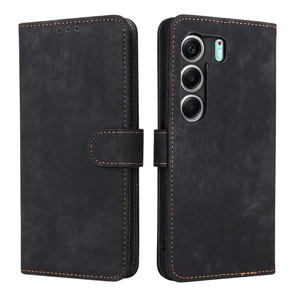 Flip Cases Compatible With Tecno Camon 40 4G Shockproof Leather Cover