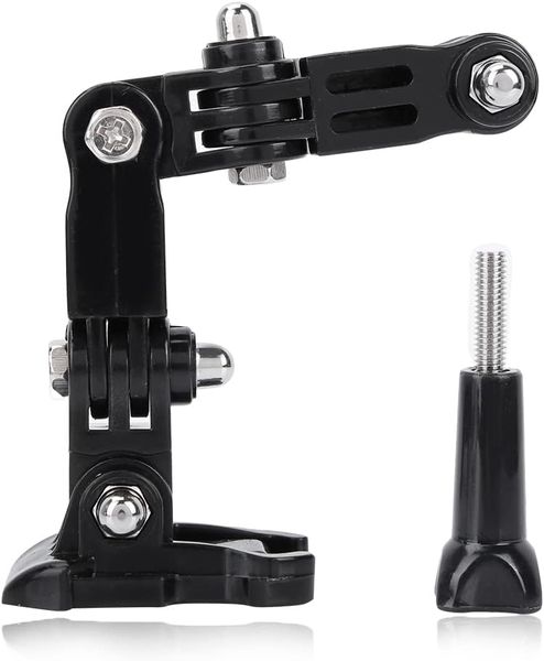 Adjustable Helmet Mount Arm for GoPro Action Cameras 360 Angle Support