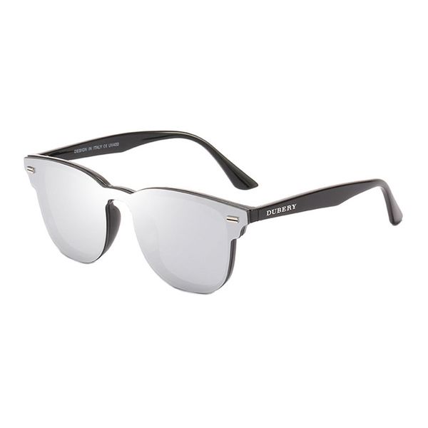 Dubery's High Quality Vintage Polorized Sunglasses - Black/Silver