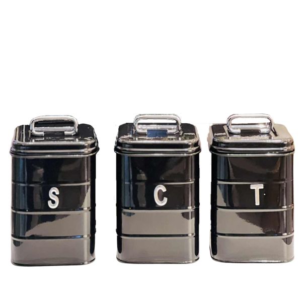 Minhaj Homeware Canisters 3piece Set