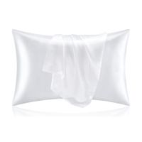 Luxury Silk Satin Pillowcase for Hair Skin Queen Size With Envelope Pack 2