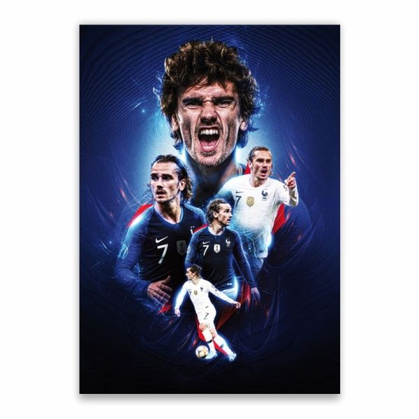 Antoine Griezzmann Collage France Poster - A1