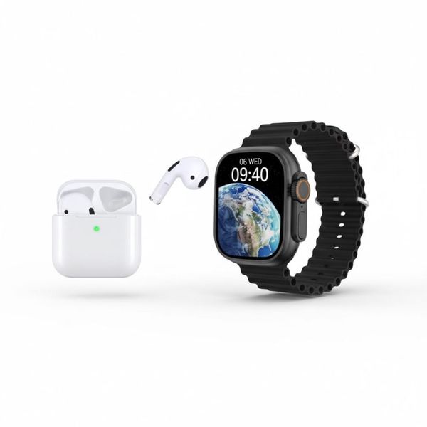 ProMax Ultra 2 Smart Watch with Pro 5 Earbud &amp; 7 Bands-eTROX ZT-11