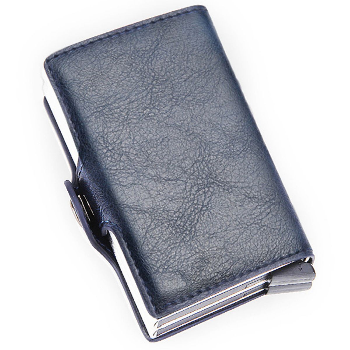 Men's Wallet PU Leather - Anti Magnetic Protection, Large Capacity