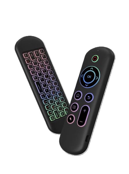 Mini Wireless Keyboard &amp; Air Mouse Remote - 2.4GHz, Touchpad, Backlit