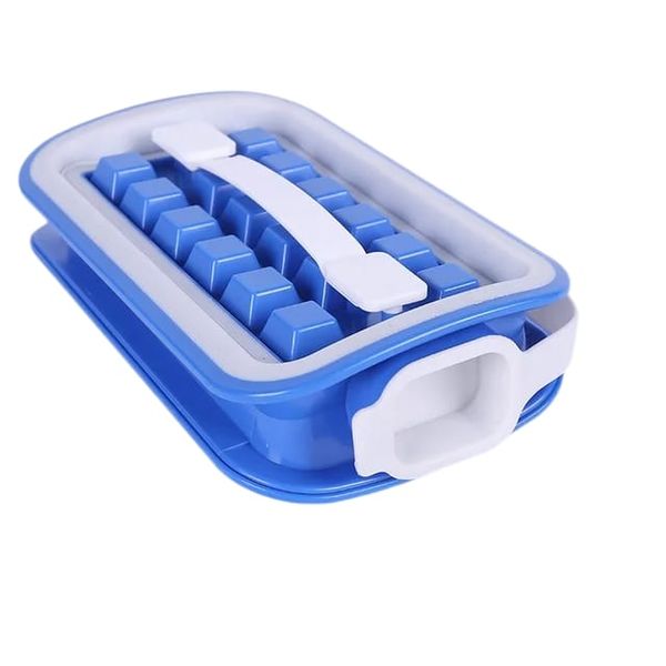 Portable Ice Maker Mold Bottle 36 Cells ice Cube Tray Storage With Lid