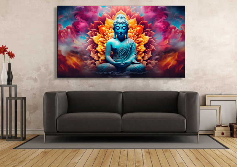 Canvas Wall Art - Kaleidoscopic Serenity Abstract - HC1276