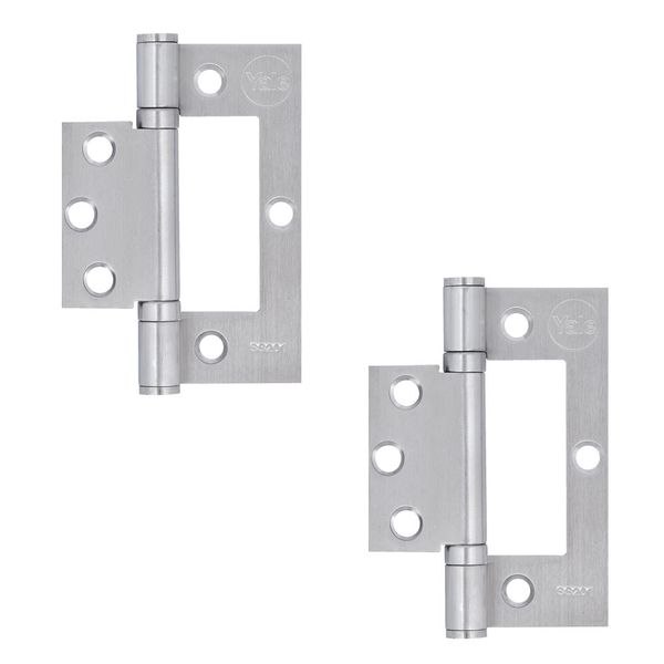 Yale Stainless Steel Flush Hinge Satin Silver
