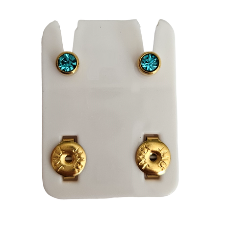 Gold plated deals surgical steel earrings