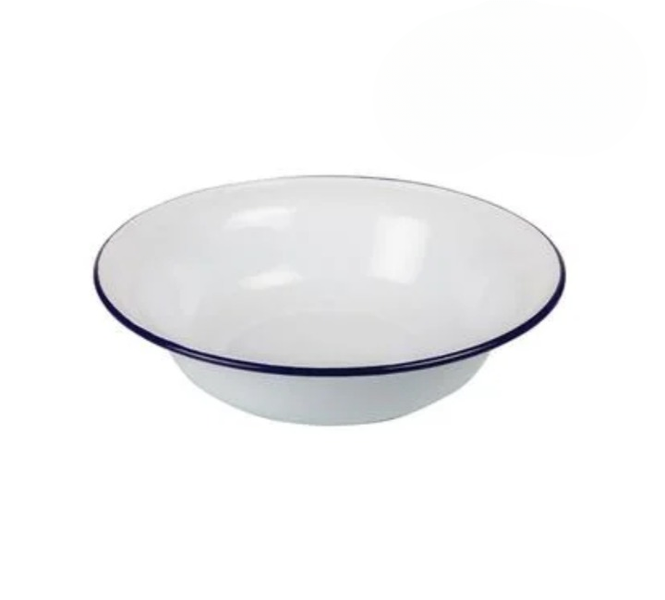 Heavy-Duty 30cm Enamel Basin for Kitchen, Camping &amp; Outdoor Use