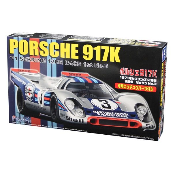 Fujimi 1/24 Porsche 917K 1971 Sebring Plastic Kit