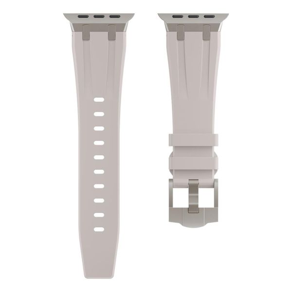 Silicone Band with Stainless Steel Adapter for Apple Watch Ultra 49mm