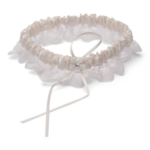 ULC Lace And Ivory Satin Garter