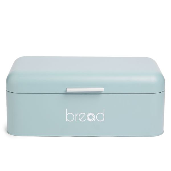 George &amp; Mason - Metal Bread Bin - Blue