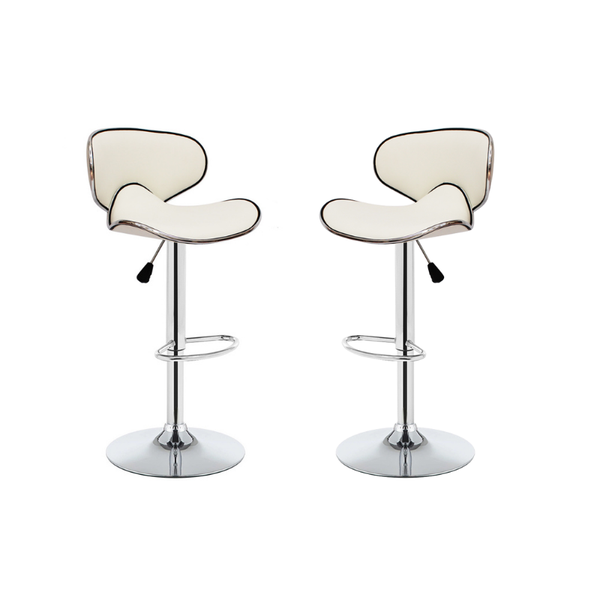 GOF Furniture-Vertigo White Bar Stool