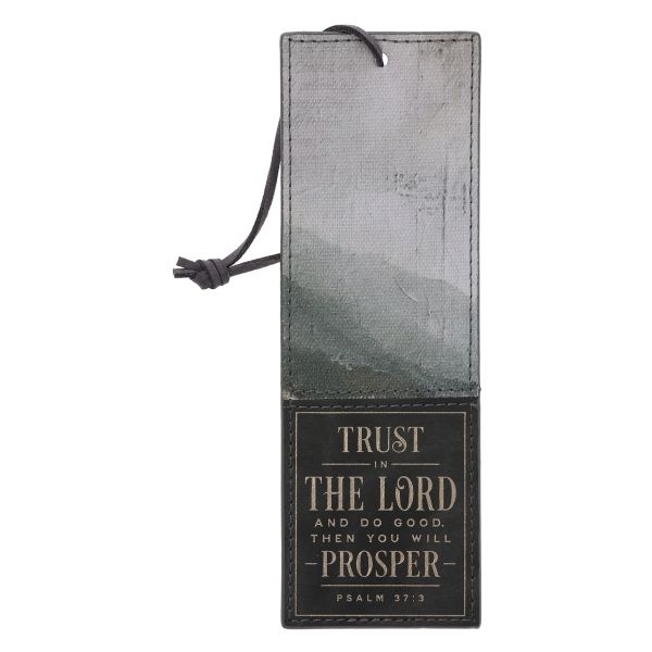 Bookmark - Trust in the Lord and Do Good, Faux Leather