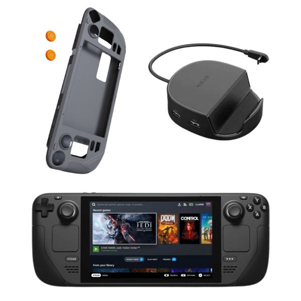 Steam Deck 64GB With Docking Station and Protective Case (Parallel Import)
