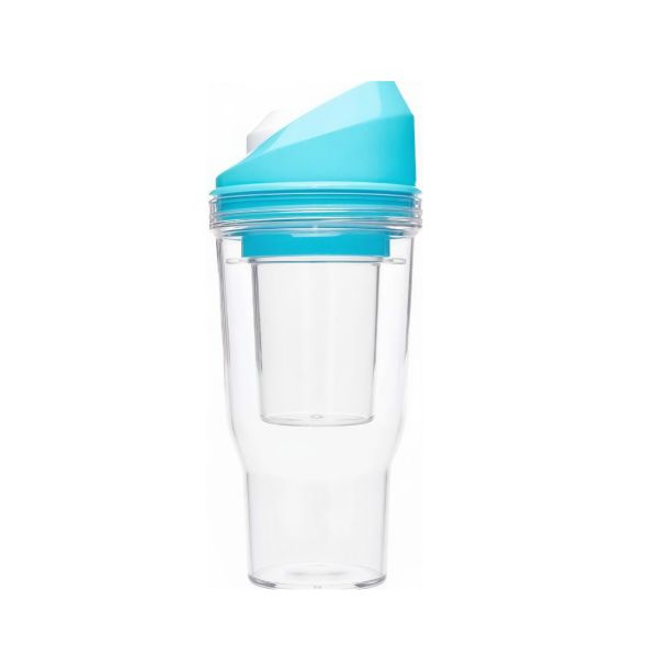 Portable Plastic Cereal Cup for Breakfast Easy to Carry to Go