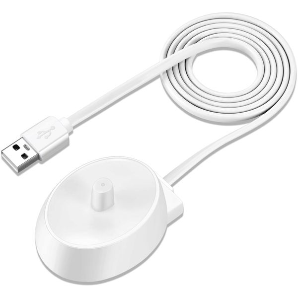 Electric Toothbrush Charger ACompatible with Oral-B and Braun, USB-Powered