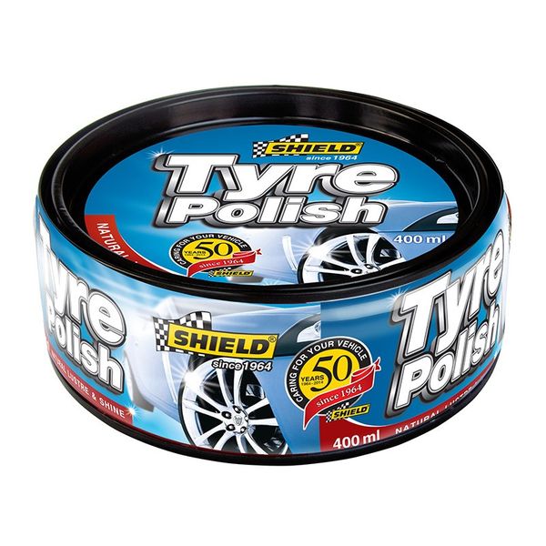 Shield - Tyre Polish Paste - Puncture Repair - 400ml - Bulk Pack of 5