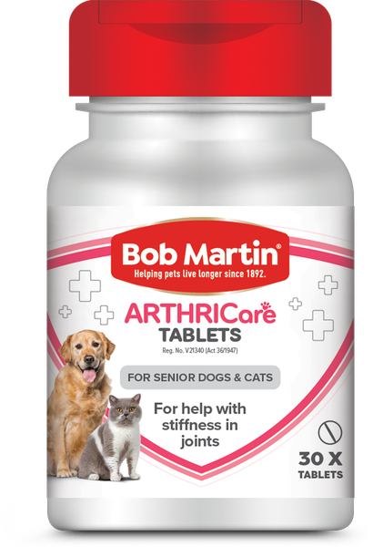 BOB MARTIN ArthriCare Tablets for Senior Dogs &amp; Cats 30's
