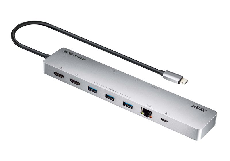Aten 11-in-1 USB-C Multiport Dock with Power Pass-Through
