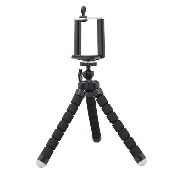 Mini Flexible Smartphone Tripod – Flexible Tripod Mount - Black