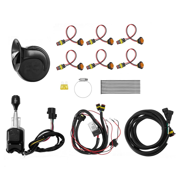 Universal Atv/Utv Turn Signal Kit With Horn &amp; Blinker