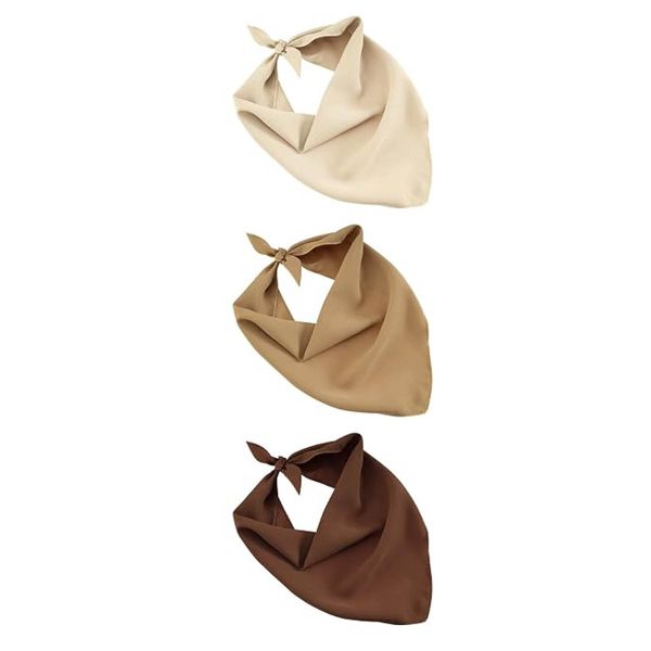 Hair Bandanas Head Kerchief for Women Girls Tie-Back Boho Hair Scarf 3Pcs