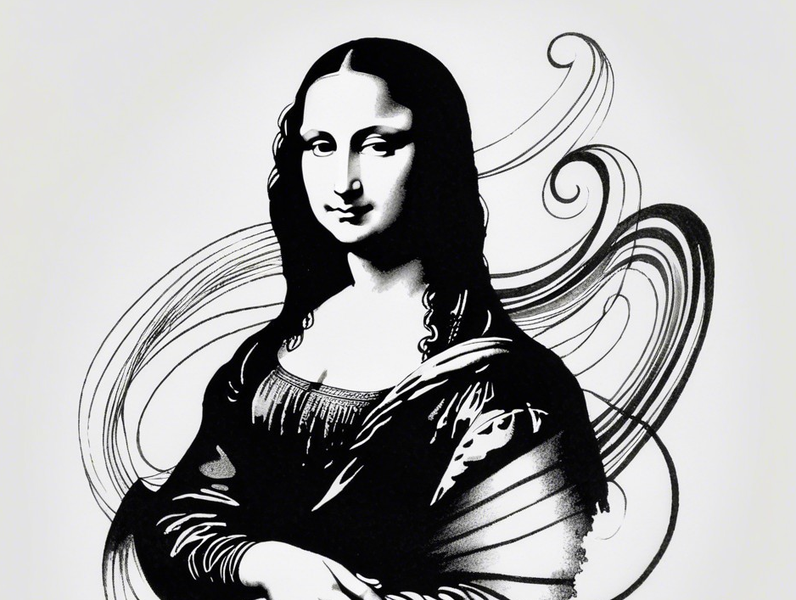 Canvas cm Home Decor Wall Art - The Monalisa