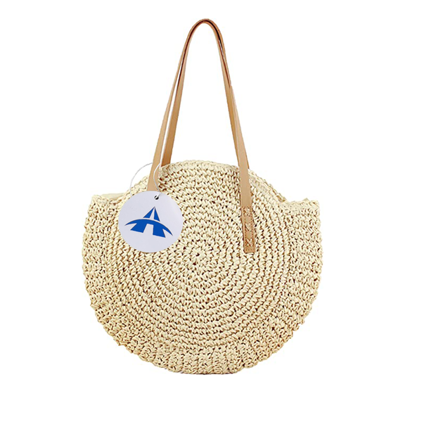 Straw Tote Bag Summer Beach Bag Large Handwoven Handbag