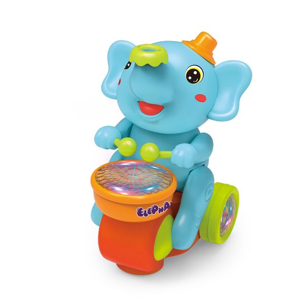 Fun Baby Toy Musical Walking Elephant with Levitation Ball on Nose