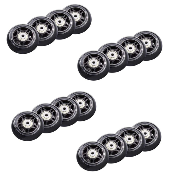 4Pcs Roller Skates Wheel 70X24Mm Bearing Skate Accessories Non-Slip