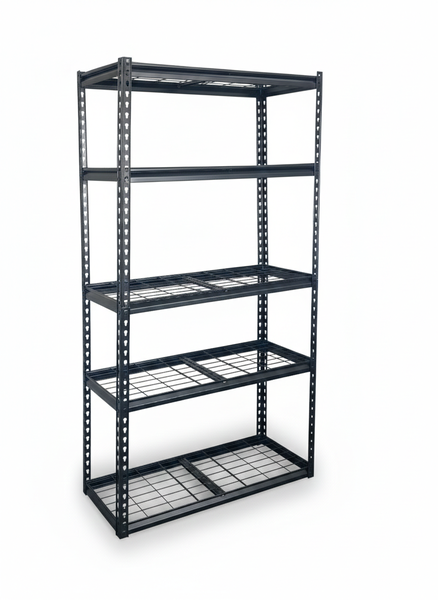 MetroStack 5 Tier Shelf - 183 x 90 x 40cm -150kg / layer - Matt Black