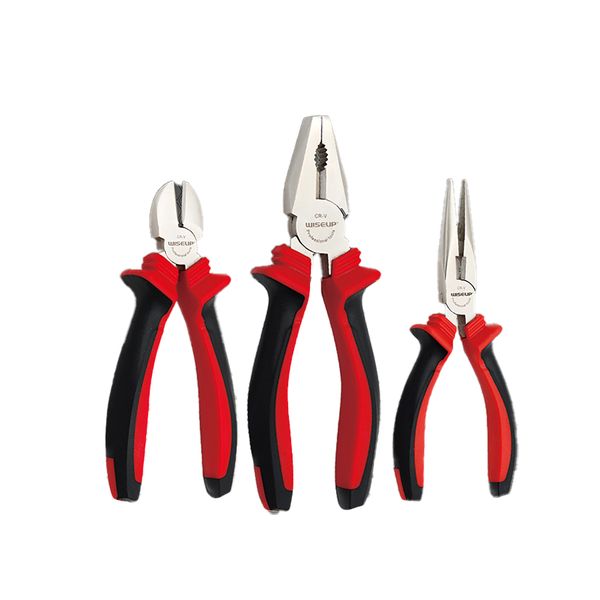 Industrial Quality WISEUP 3Pcs Multipurpose Pliers Set