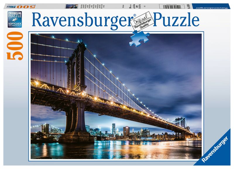 Ravensburger 500Pc Puz Ny City That Never Sleeps